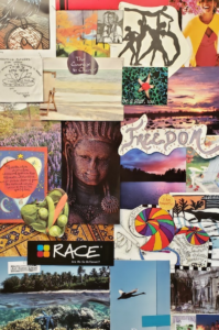 Example of a vision board collage.