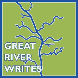 Great River Writes logo.