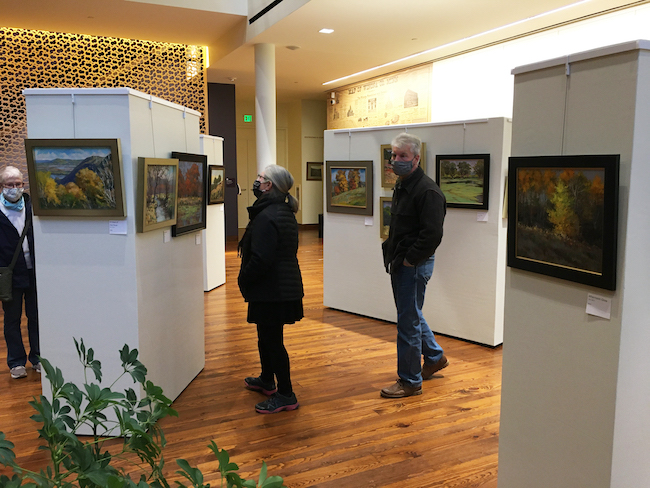 Photo of an art show at Winona County History Center.