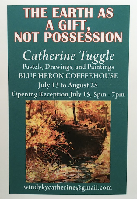 Poster for Catherine Tuggle exhibition.
