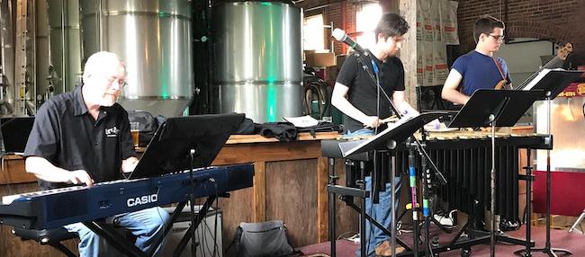 Photo of H3O Jazz Trio performing at Island City Brewing