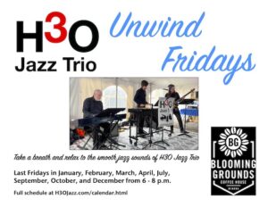 Photo for H3O Jazz Unwind Fridays at Blooming Grounds.