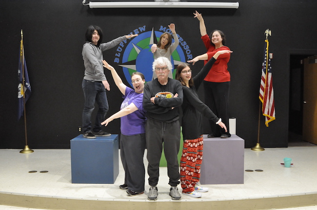 Photo of the cast of The Rainbow Fish.