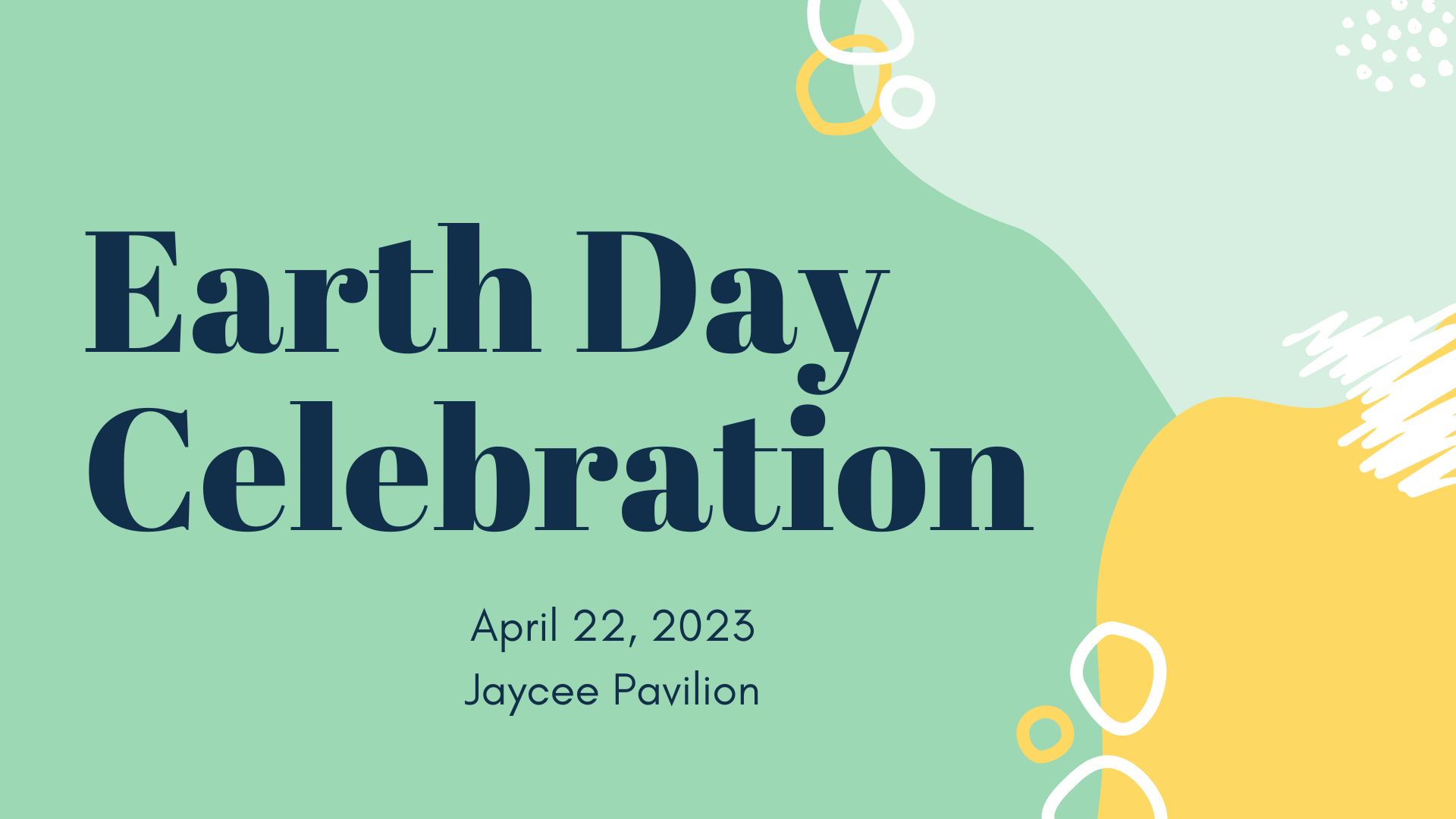 Graphic for 2023 Earth Day Celebration.