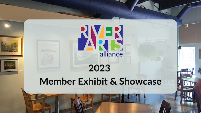 Photo with RAA logo and text saying 2023 Member Exhibit & Showcase.