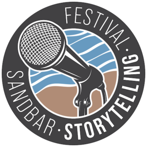 Sandbar Storytelling Festival logo.