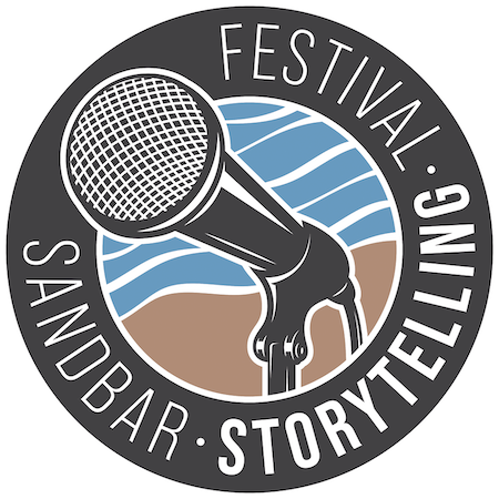 Sandbar Storytelling Festival logo.