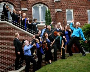 Photo of members of the Bach Society of Minnesota.