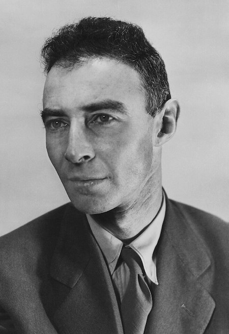 Photo of J. Robert Oppenheimer.