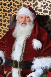 Santa Claus at the History Center.