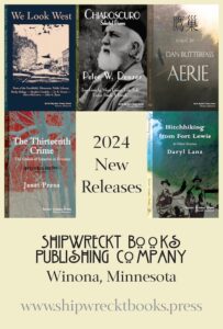 Poster of Shipwreckt Books 2024 new releases.