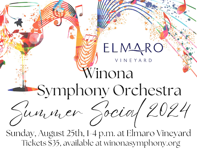 Graphic for Winona Symphony Orchestra Summer Social.