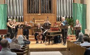 Bach Society of MN performing at Central Lutheran Church in 2023.