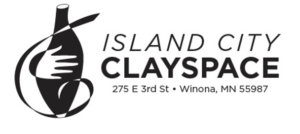 Logo of Island City Clayspace.