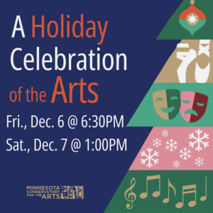 Graphic for 2024 MCA Holiday Celebration of the Arts.