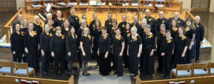 Photo of members of the Winona Community Chorale in November 2024. Photo by Eric Heukeshoven.