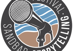 Sandbar Storytelling Festival logo.