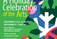 Poster for MCA & Cotter's Holiday Celebration of the Arts.