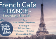 Graphic for River City Dancers' French Cafe Dance.