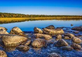 Photograph by Pete Mutschler entitled The Source, showing the headwaters of the Mississippi River.