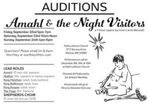 Amahl auditions