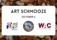 October 6 Schmooze graphic with RAA, SSF and WAC logos.