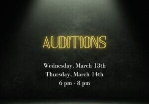 Graphic for Theatre du Mississippi auditions.