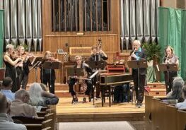 Bach Society of MN performing at Central Lutheran Church in 2023.