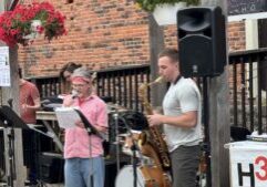 Brian Pruka and Nick Buban jam with H3O in June.