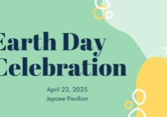 Graphic for 2023 Earth Day Celebration.