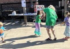 Young dancers enjoy a recent Island City Jazz Jam.