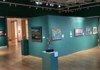 Photo of an exhibition at the Minnesota Marine Art Museum.