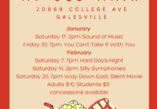 Movies at Old Main with prices