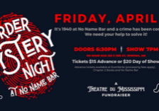 Graphic for Murder Mystery Night at No Name Bar.