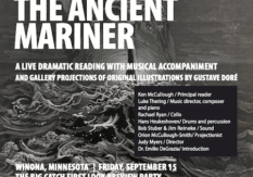 Poster for The Rime of the Ancient Mariner performance.