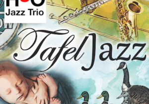 Album cover for TafelJazz by H3O Jazz Trio.