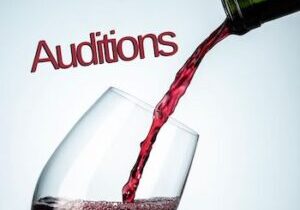 Graphic for Theatre du Mississippi's Sometimes There's Wine auditions.