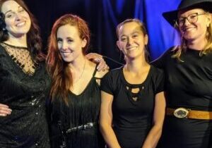 Photo of members of the band The Good Time Gals.