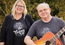 Photo of Julie Malesytcki and Jimmy Simpson, musical duo Tuned Up.