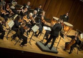 Photo of the Winona Symphony Orchestra performing.