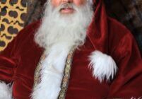 Santa Claus at the History Center.